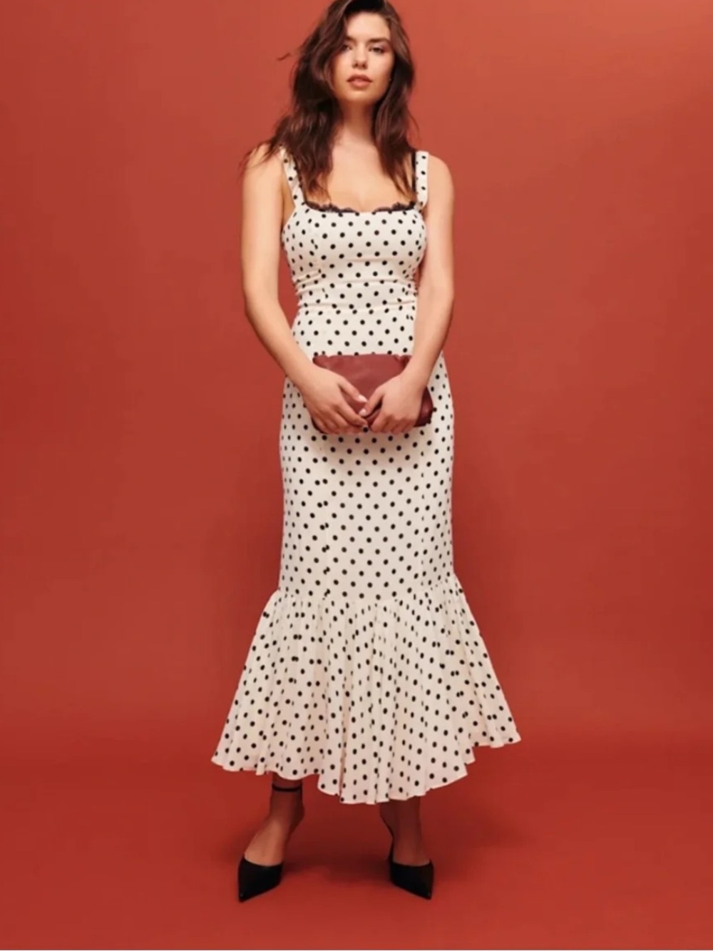 Reformation Irisa Midi Dress Size 12
